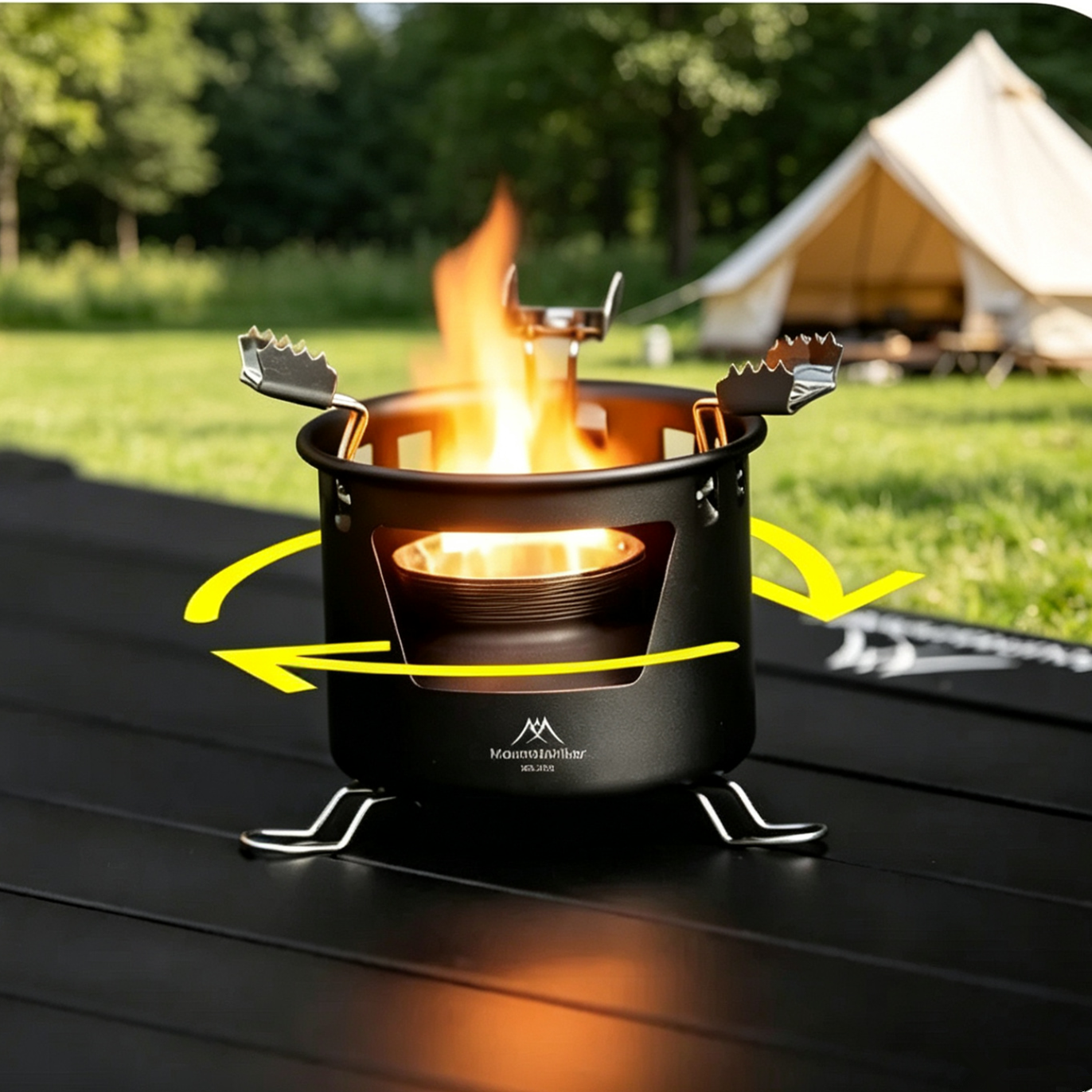 Camping Cooking Windscreen - Mountainhiker Outdoor Camping Alcohol Stove Liquid