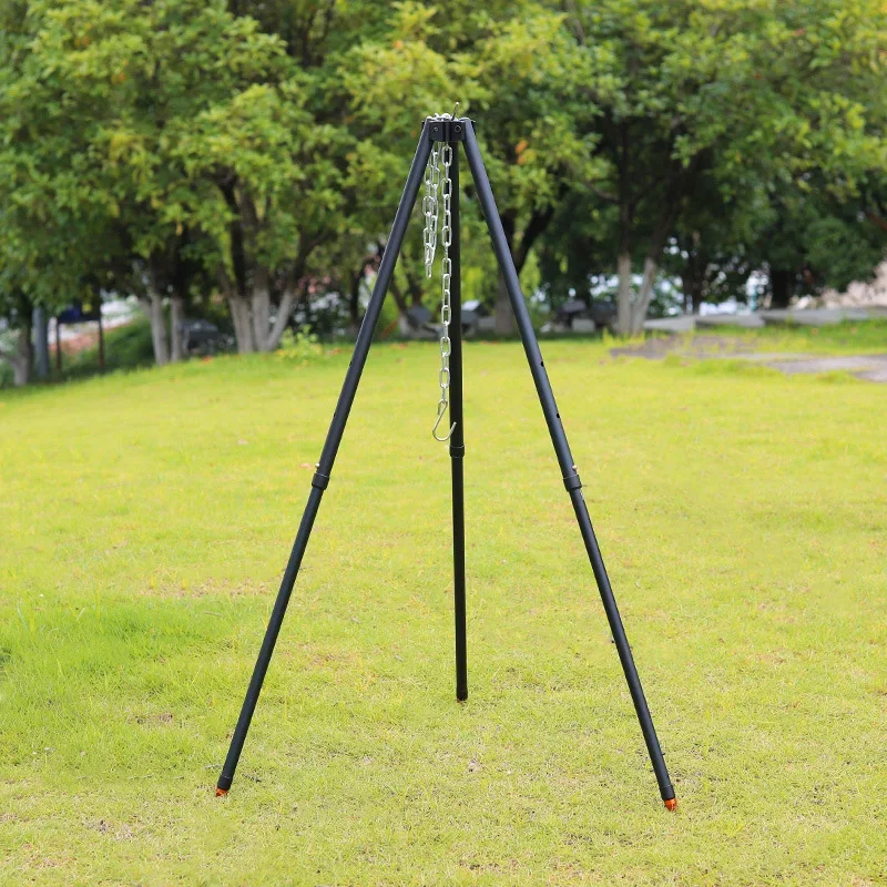 Camping Cooking Pot Tripod - 1Pc Outdoor Bonfire Tripod Camping Picnic