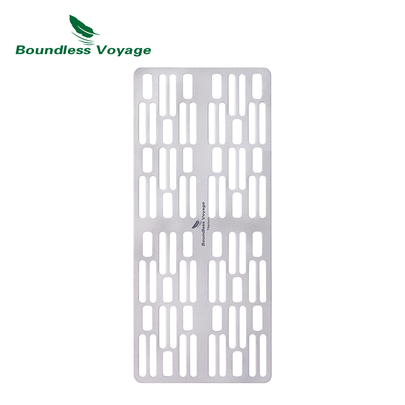 Camping Cooking Dishes - Boundeless Voyage Outdoor Camping Titanium Charcoal