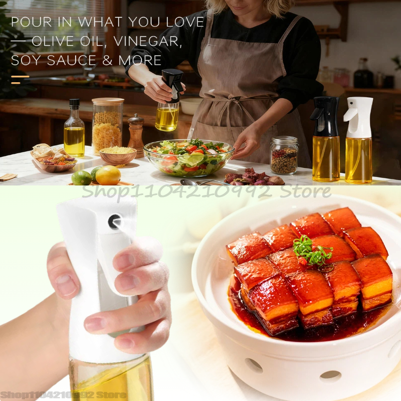 Camping Cooking Oil Bottle - Oil Spray Oil Sprayer Bottle Plastic