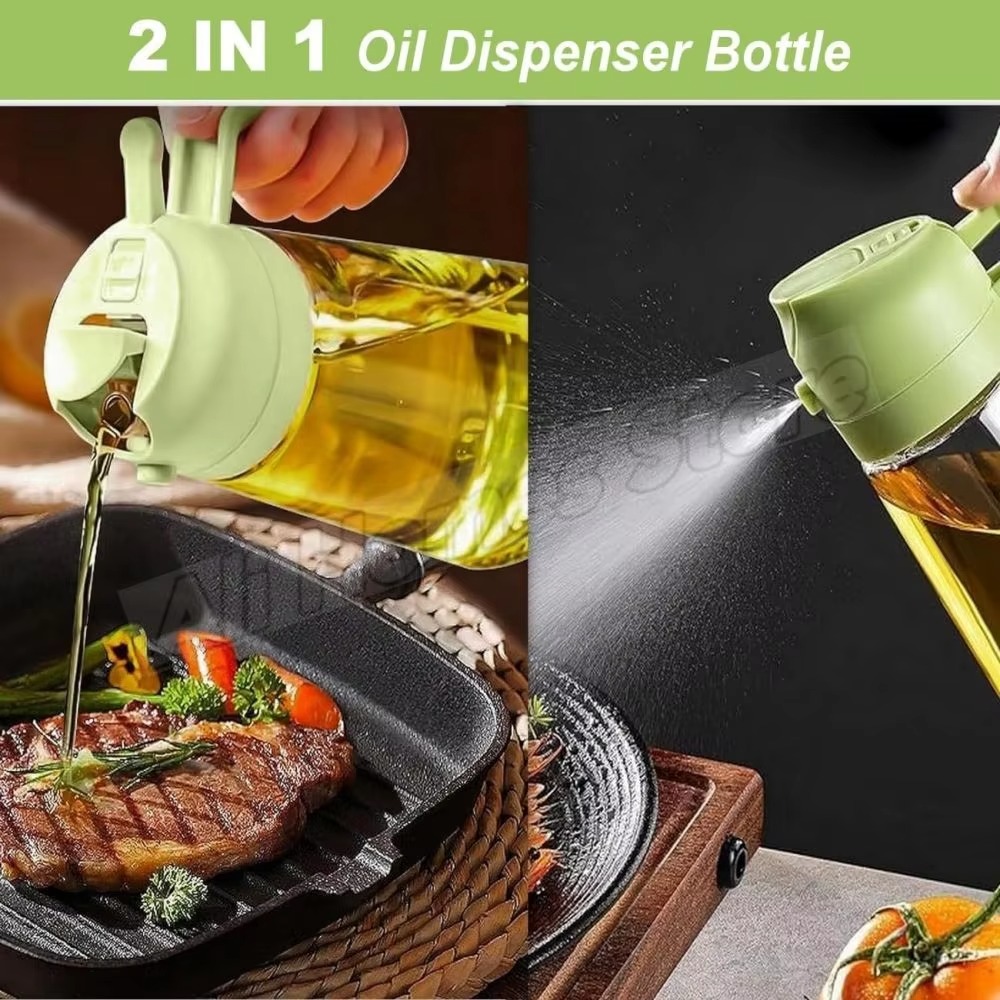 2pc Oil Sprayer Spray for 2 in - Camping Cooking Oil Bottle ulasan dan harga