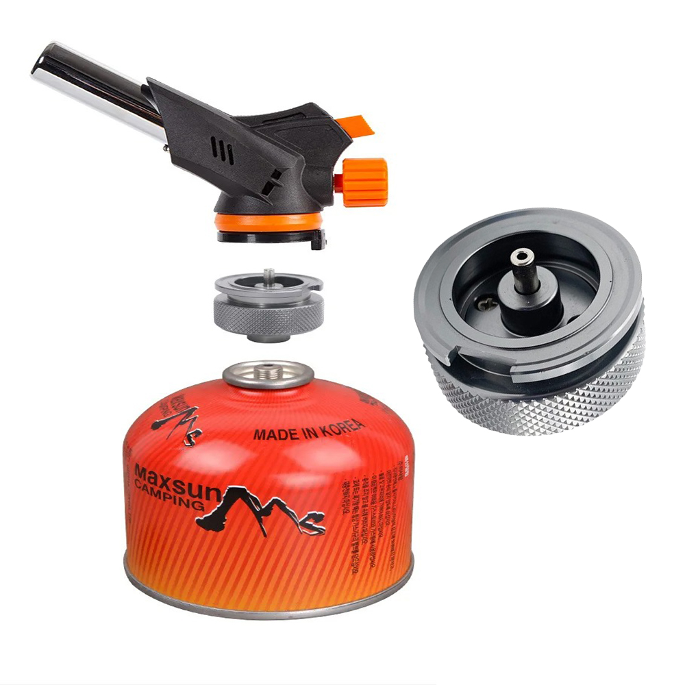Aluminum Alloy Gas Canister Ad - Camping Cooking Propane ulasan dan harga
