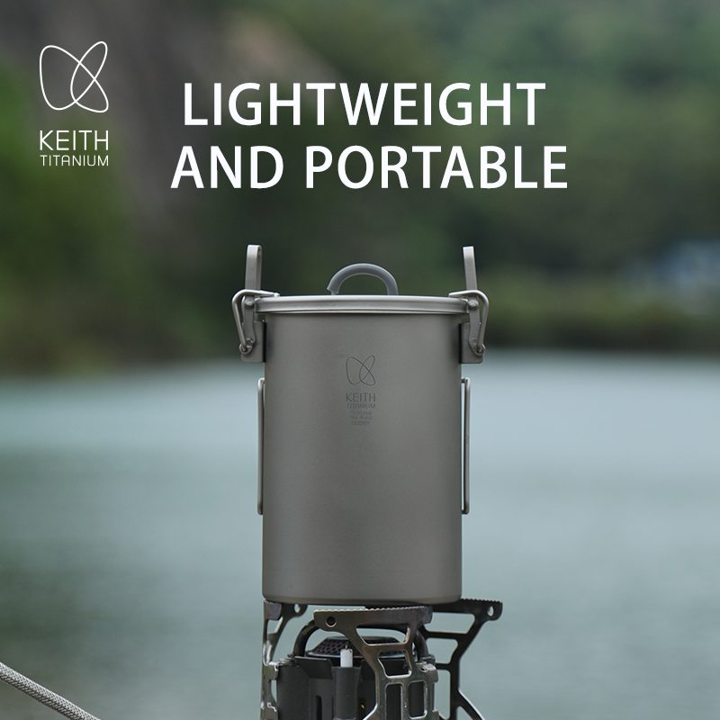 KEITH Pure Titanium Rice Cooke - Camping Cooking Equipment ulasan dan harga