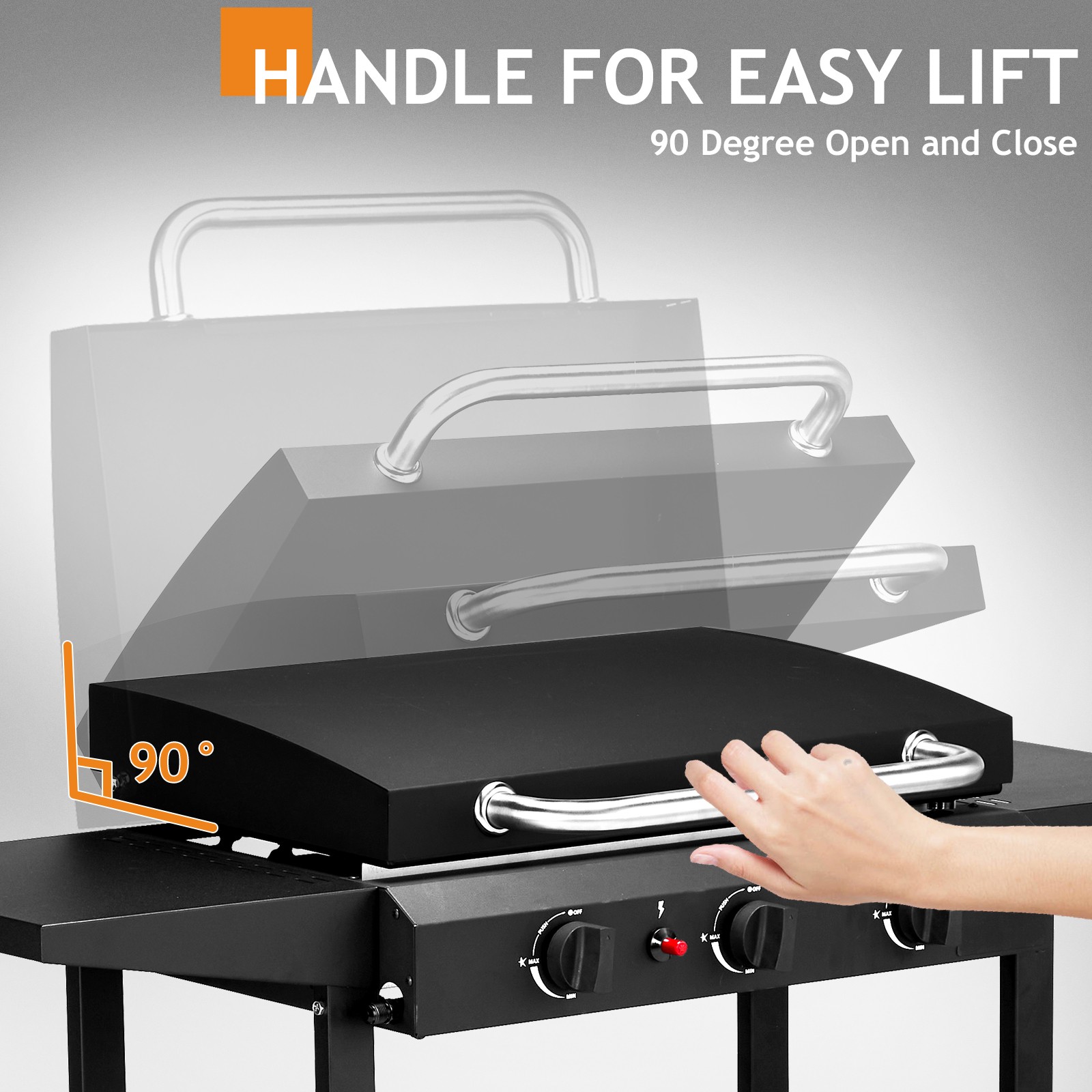 3-Burner Flat Top Gas Griddle  - Camping Cooking Flat Top ulasan dan harga