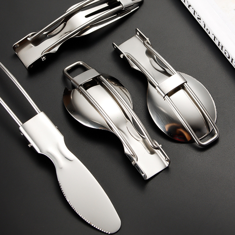 4PCS/set Portable Outdoor Spoo - Japan Camping Cooking ulasan dan harga