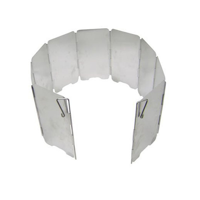 9 Plates Gas Stove Wind Shield - Camping Cooking Windscreen ulasan dan harga