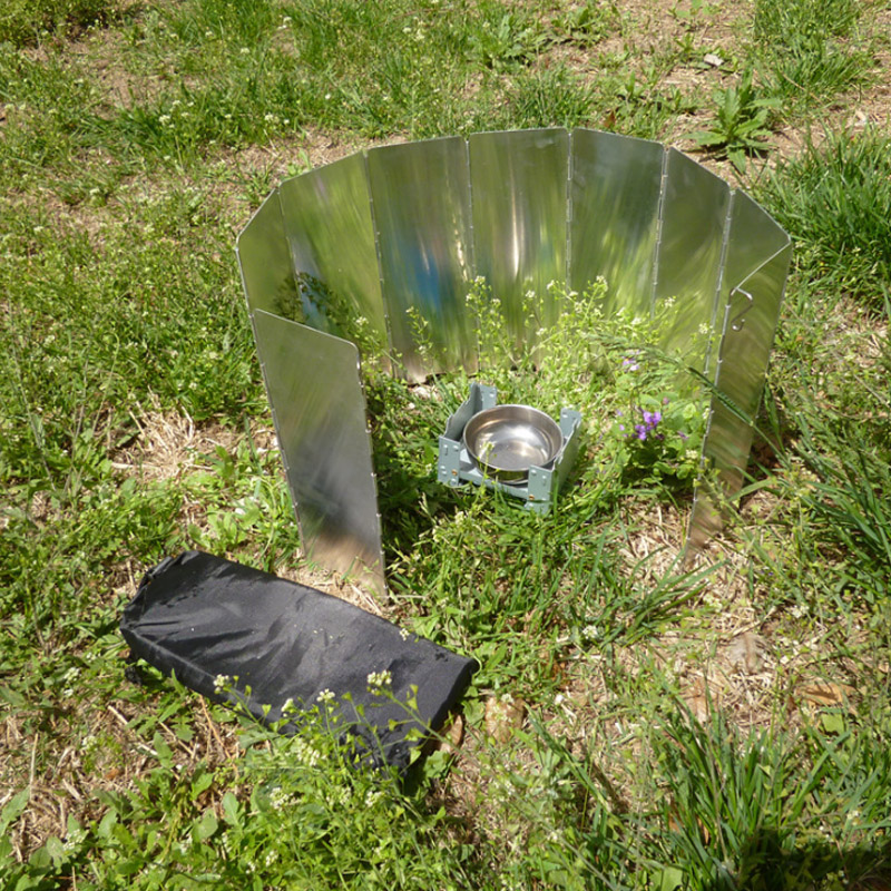 9 Plates Gas Stove Wind Shield - Camping Cooking Windscreen ulasan dan harga