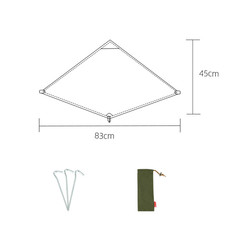 TC Cotton Stove Windshield Min - Camping Cooking Windscreen ulasan dan harga