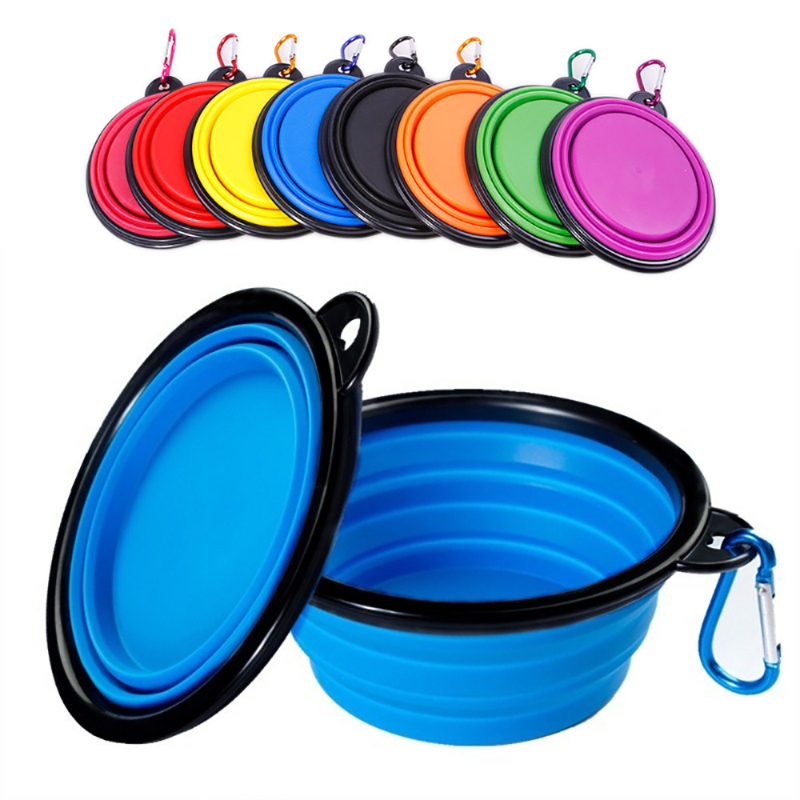 350ML Foldable Silicone Pet Bo - Camping Cooking Dishes ulasan dan harga
