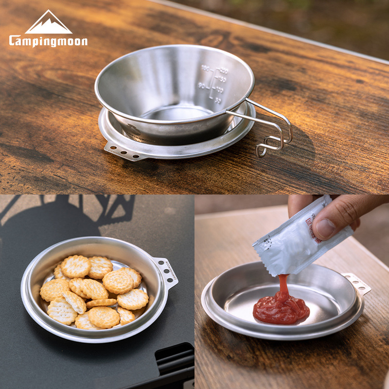 CAMPINGMOON S-SD Thickened Sta - Camping Cooking Dishes ulasan dan harga