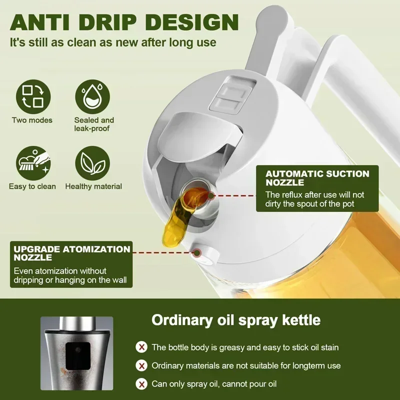 Oil Spray Bottle Olive Oil Spr - Camping Cooking Oil Bottle ulasan dan harga