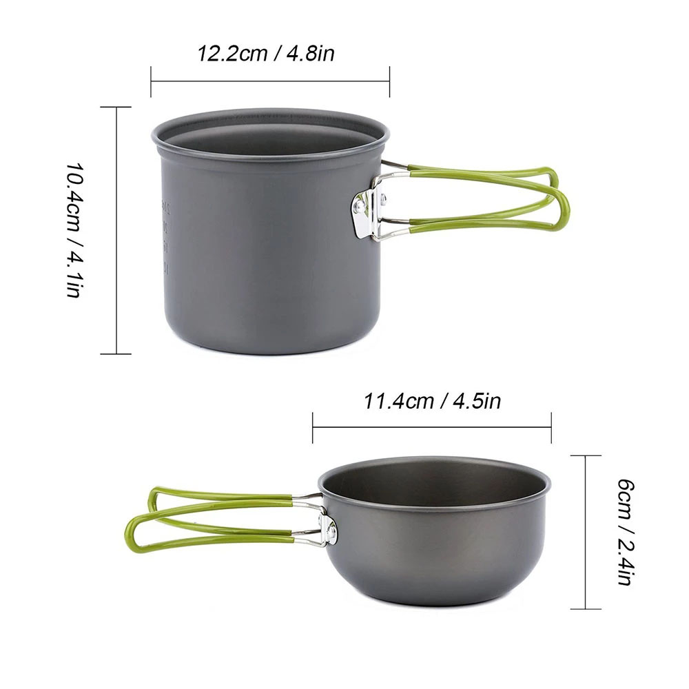 Camping Cookware Mess Kit Ultr - Camping Cooking Equipment ulasan dan harga