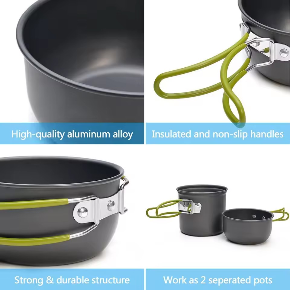 Ultralight Camping Cookware Me - Camping Cooking Pack ulasan dan harga
