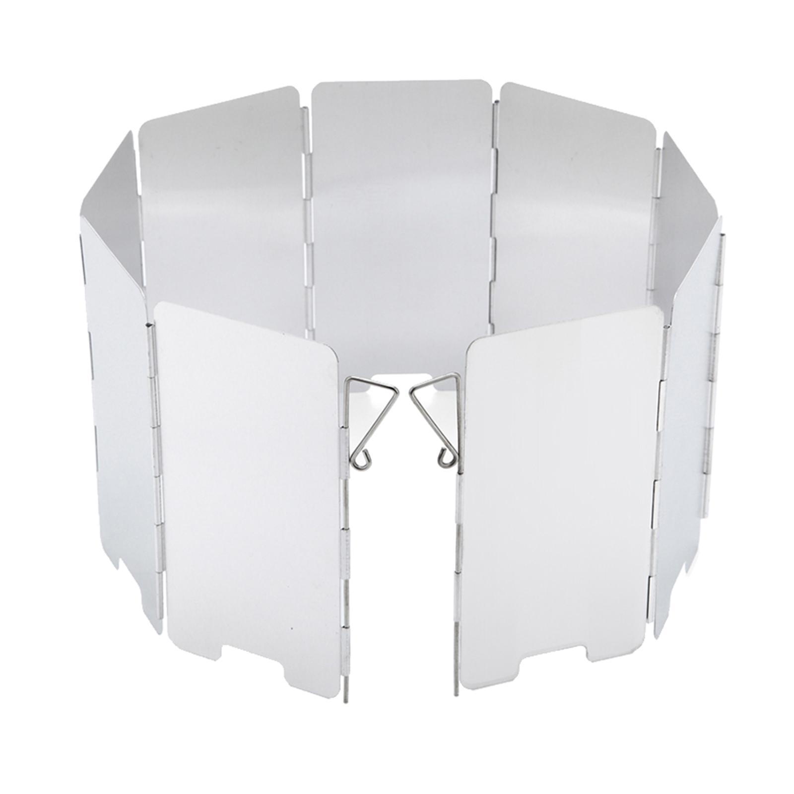 Foldable Gas Stove Wind Shield - Camping Cooking Windscreen ulasan dan harga