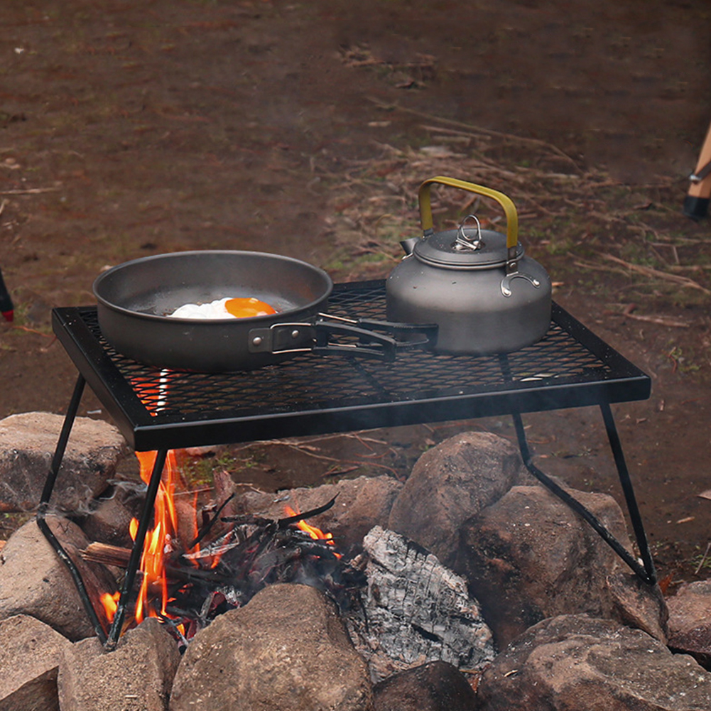 Campfire Grill Grate Foldable  - Camping Cooking Over Fire ulasan dan harga
