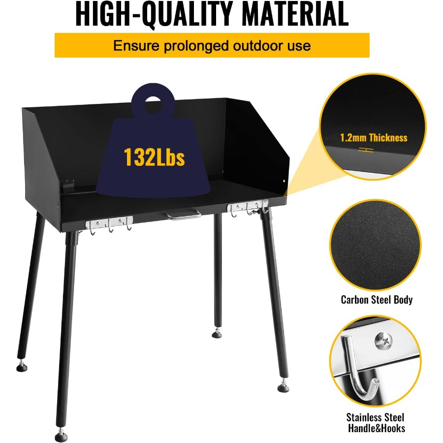 30 x 16 Inch Carbon Steel Dutc - Camping Cooking Windscreen ulasan dan harga