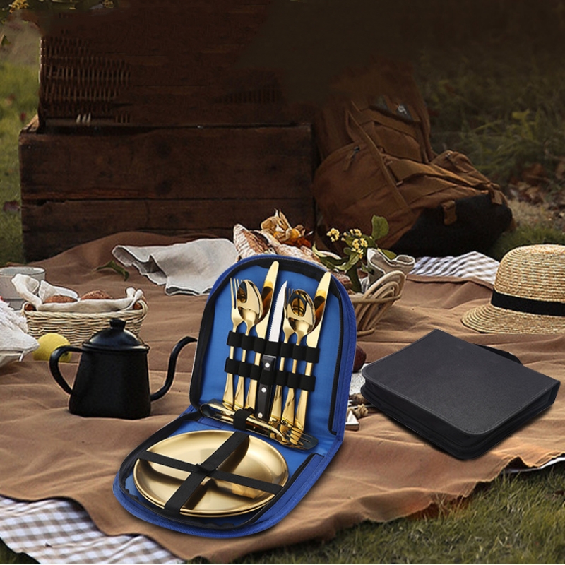 10PCS Camping Cutlery Set Hiki - Camping Cooking Pack ulasan dan harga