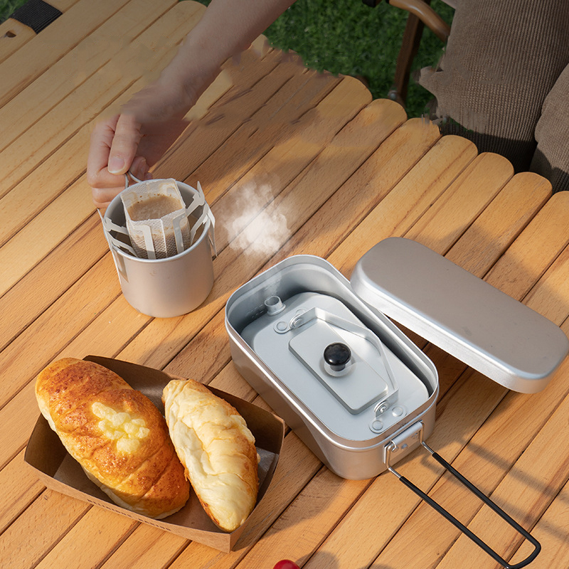 Ultralight Portable Picnic Cam - Camping Cooking Kettle ulasan dan harga