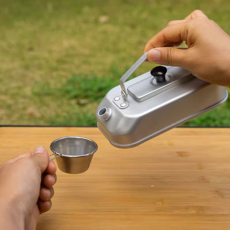 Ultralight Portable Picnic Cam - Camping Cooking Kettle ulasan dan harga
