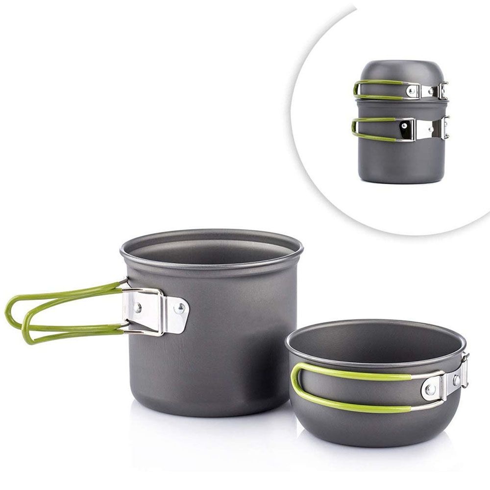 Ultralight Camping Pots Cookwa - Camping Cooking Pack ulasan dan harga