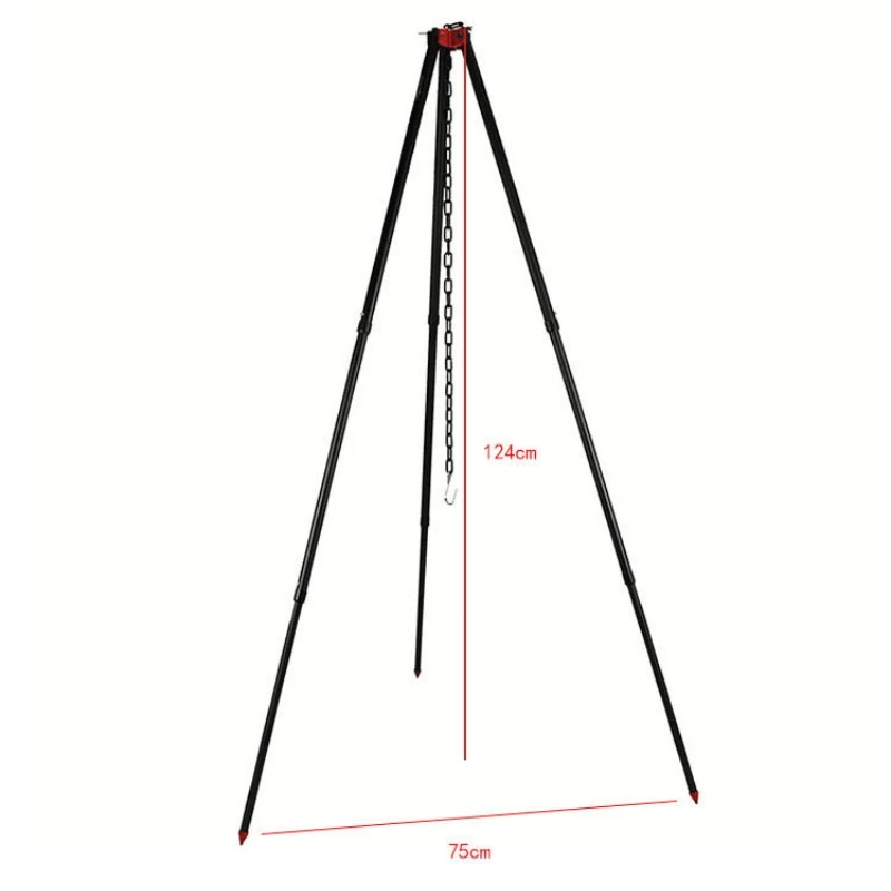 Outdoor Large Bonfire Tripod P - Camping Cooking Pot Tripod ulasan dan harga