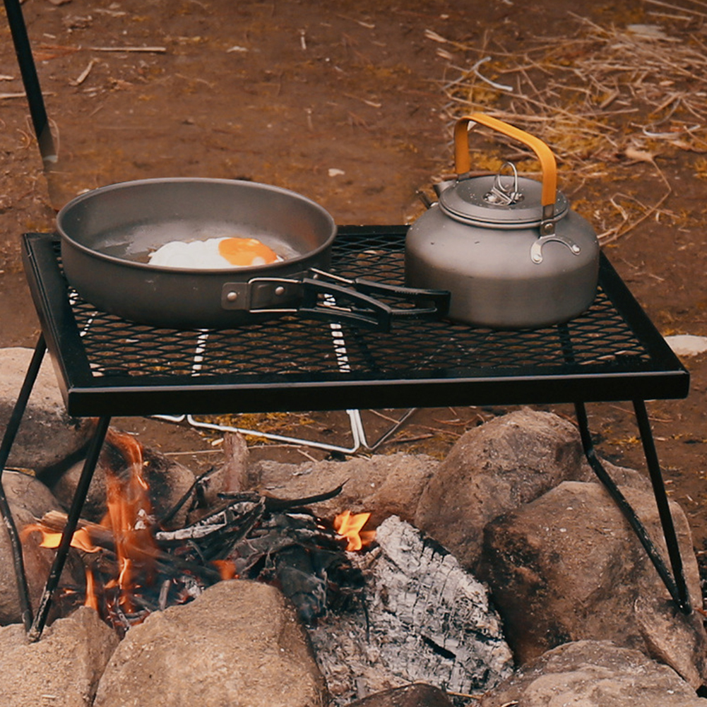 Campfire Grill Grate Folding O - Camping Cooking Over Fire ulasan dan harga