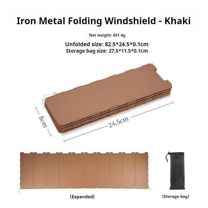 Outdoor Camping Windproof 10 P - Camping Cooking Windscreen ulasan dan harga