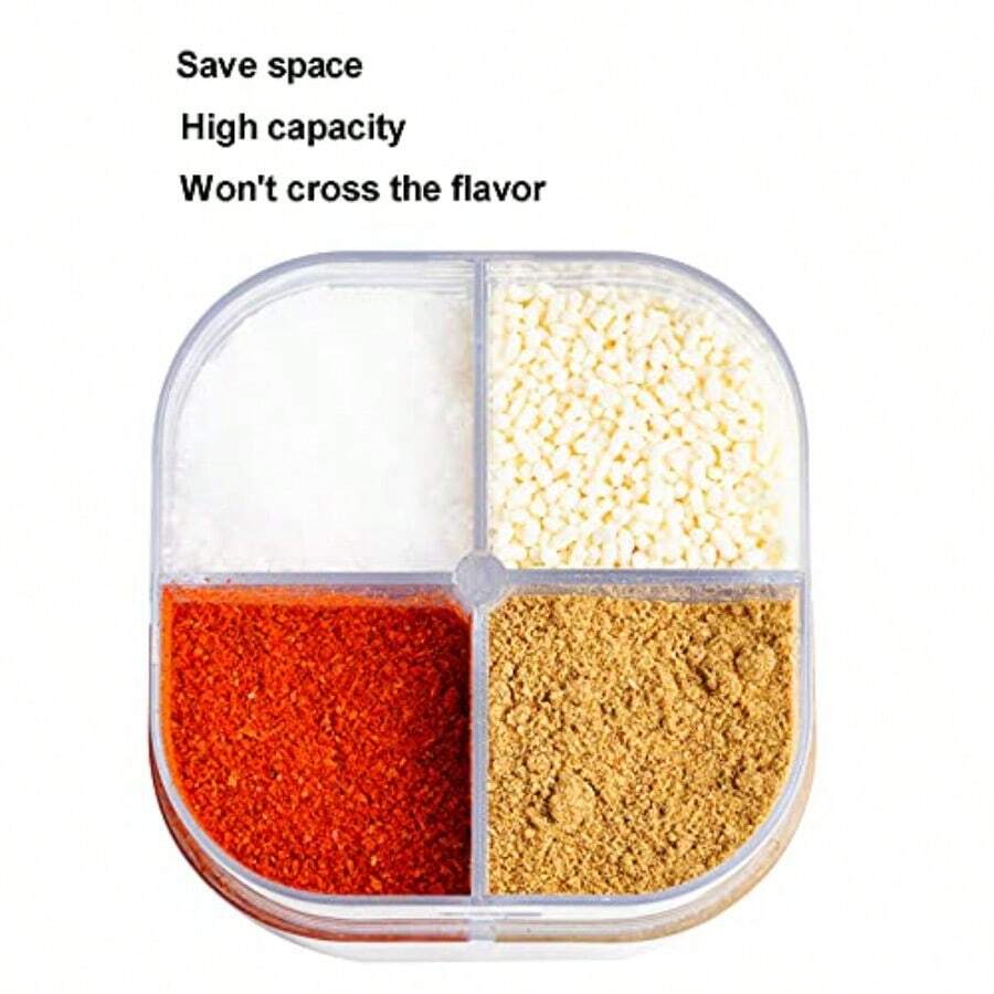 2 Pack 4 In 1 Spice Container  - Camping Cooking Pack ulasan dan harga