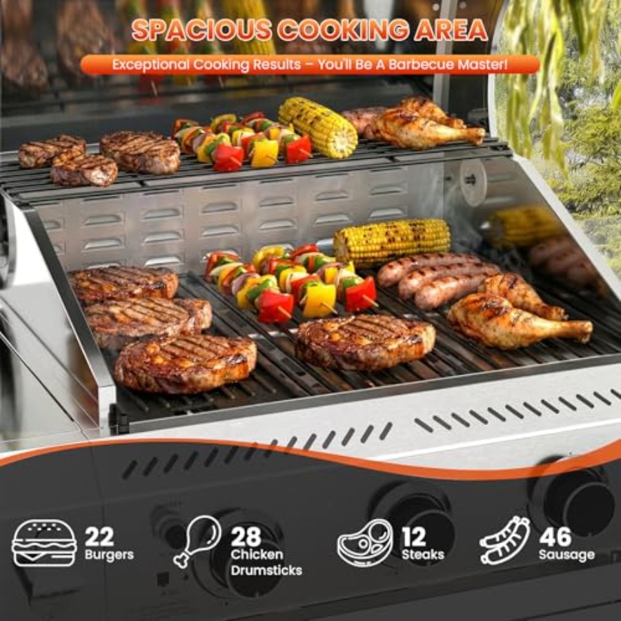 Portable Propane Griddle Table - Camping Cooking Flat Top ulasan dan harga