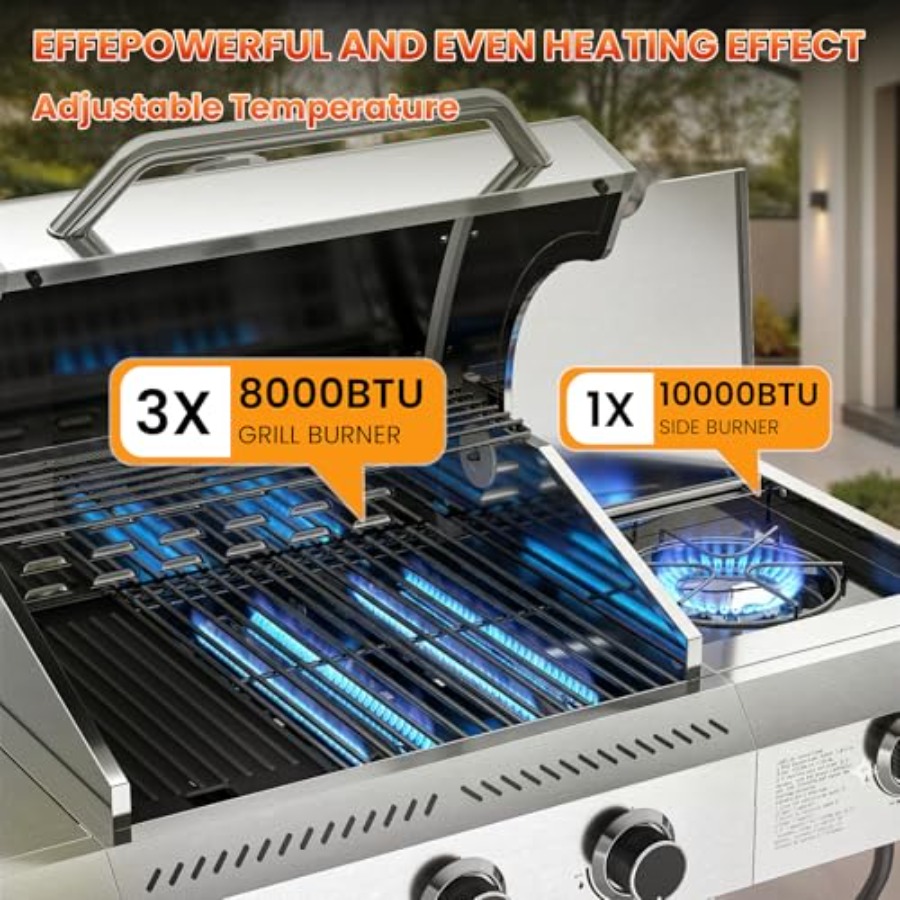 Portable Propane Griddle Table - Camping Cooking Flat Top ulasan dan harga