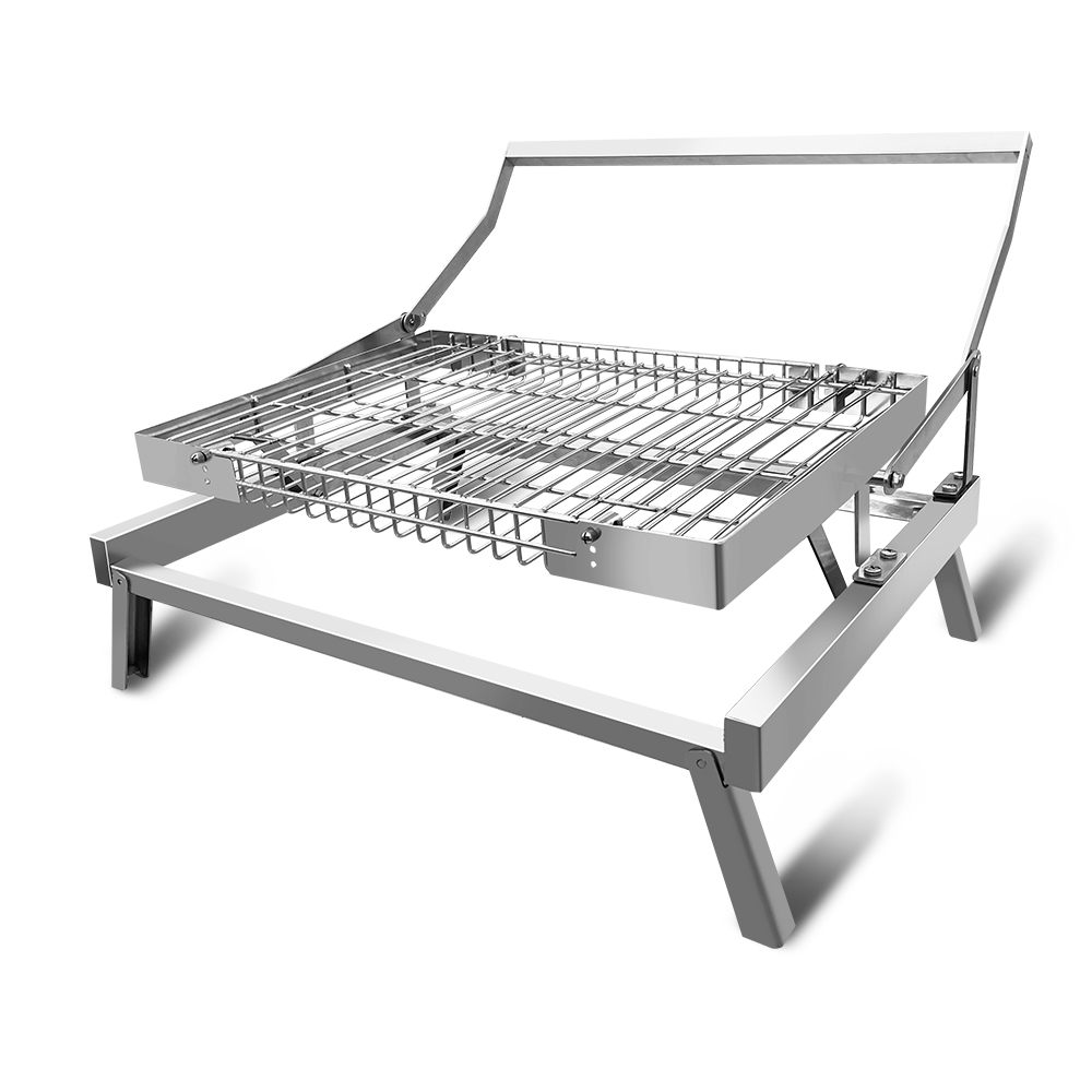 Tabletop Outdoor Folding Porta - Camping Cooking Over Fire ulasan dan harga