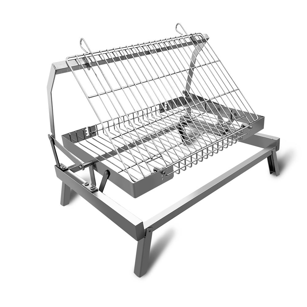 Tabletop Outdoor Folding Porta - Camping Cooking Over Fire ulasan dan harga