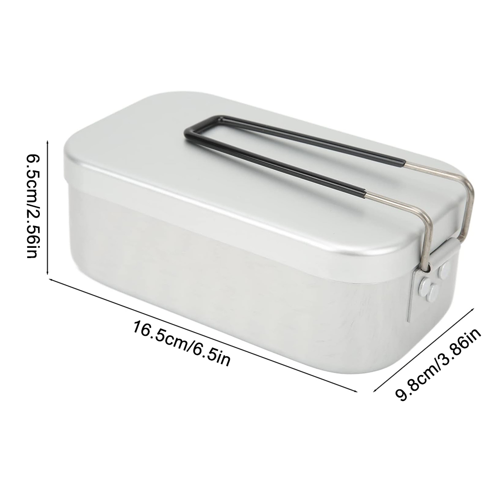 800ML Aluminum Lunch Boxes Out - Camping Cooking Equipment ulasan dan harga