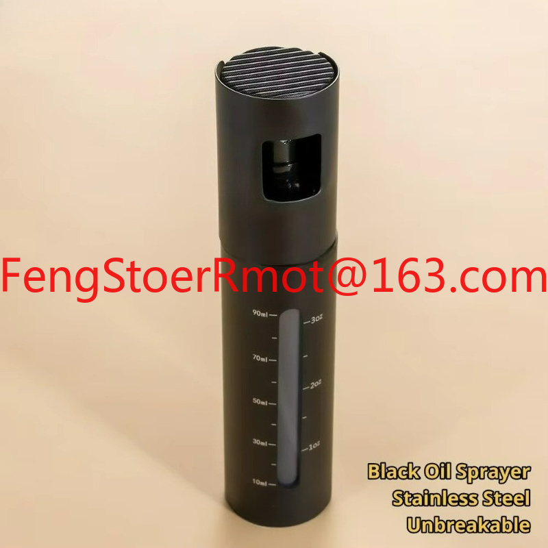 Black Stainless Steel Olive Oi - Camping Cooking Oil Bottle ulasan dan harga