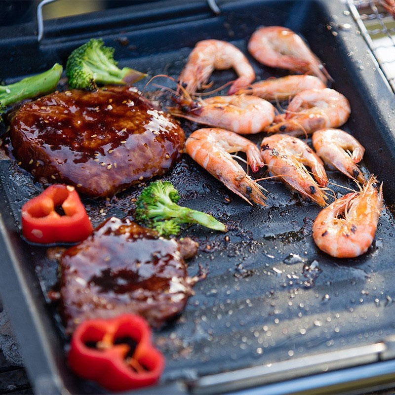 Outdoors Thick Square Grill Pa - Camping Cooking Equipment ulasan dan harga
