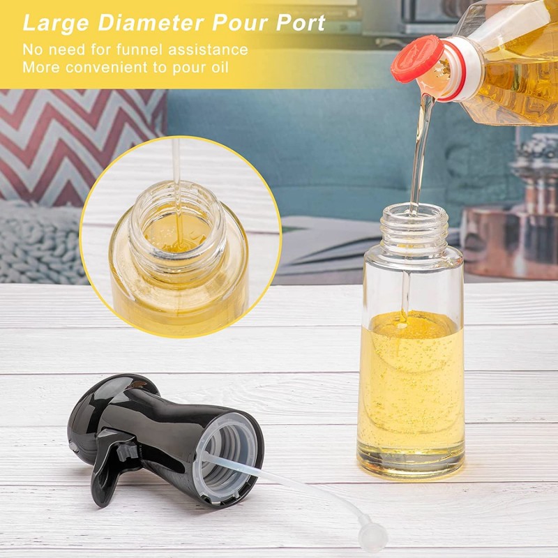 200/500ml Oil Spray Bottle Hom - Camping Cooking Oil Bottle ulasan dan harga