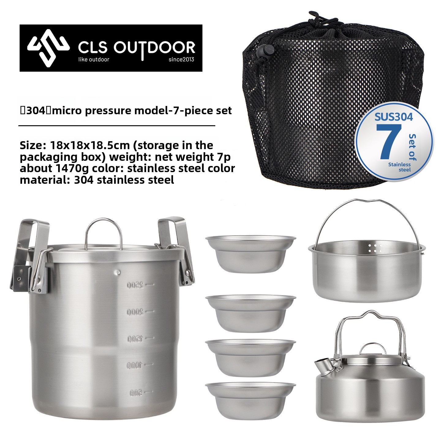 CLS&NOBANA New Outdoor Cookwar - Camping Cooking Dishes ulasan dan harga