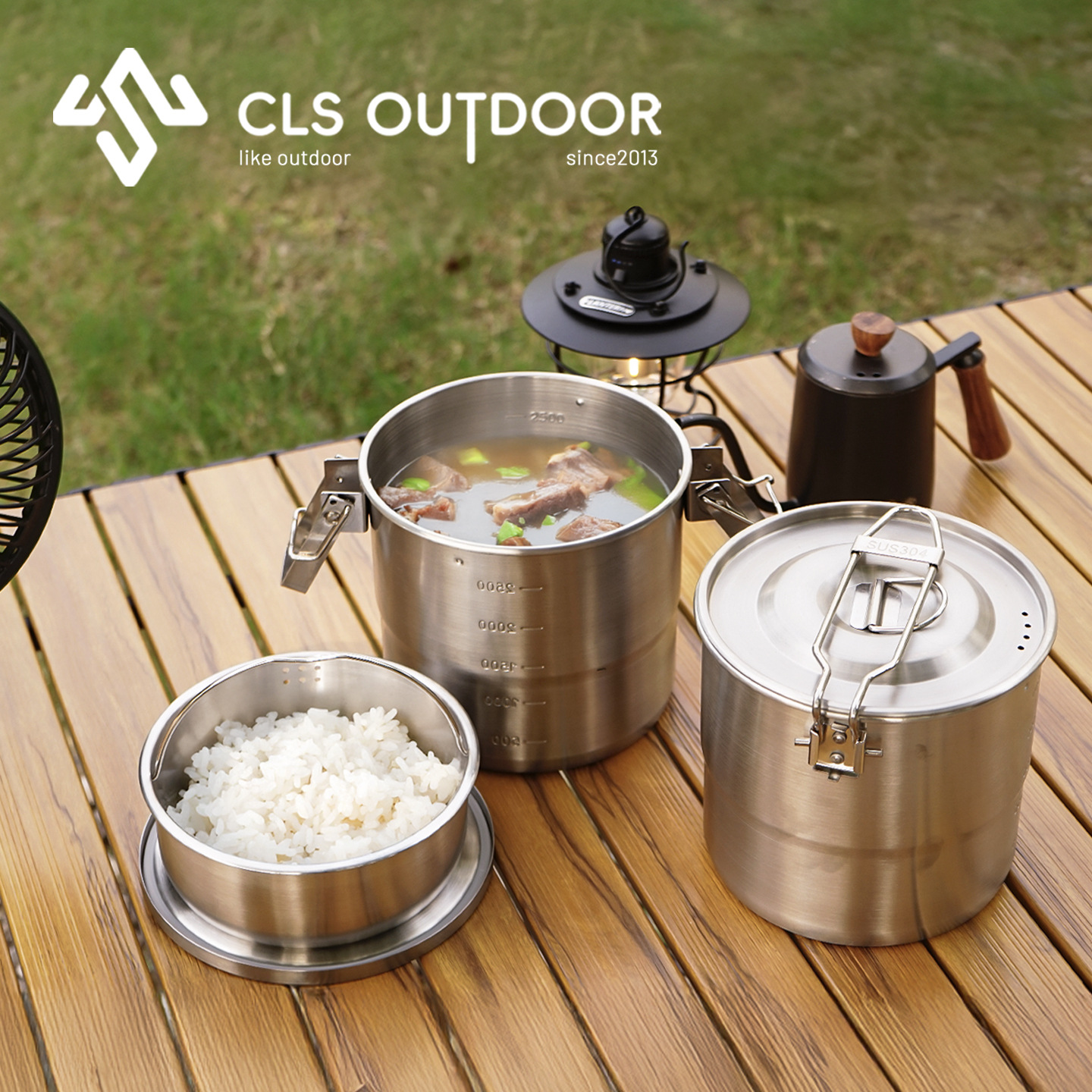 CLS&NOBANA New Outdoor Cookwar - Camping Cooking Dishes ulasan dan harga