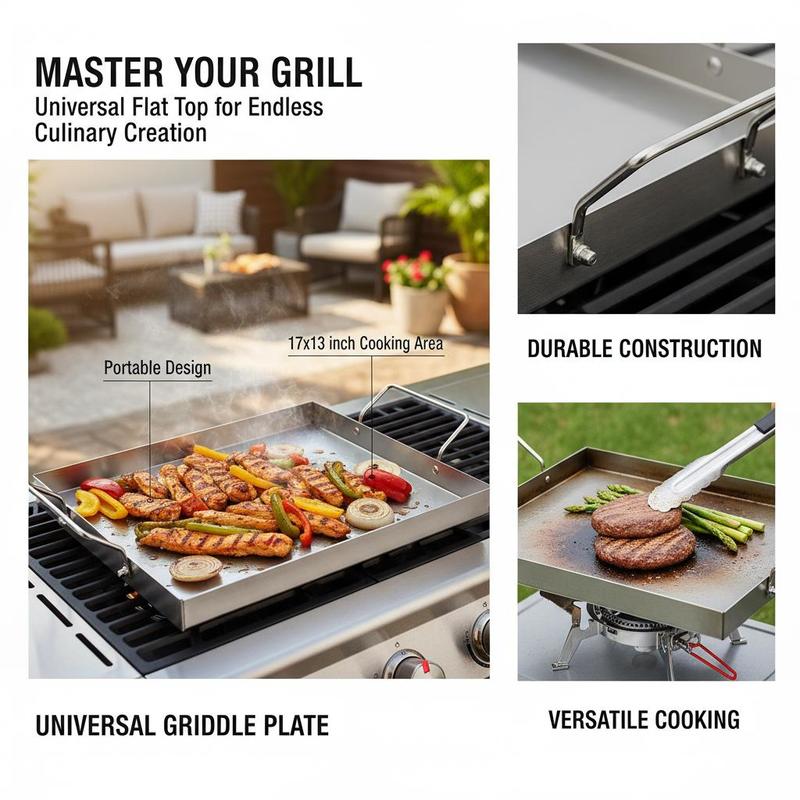 Free Shipping-Rectangular Flat - Camping Cooking Flat Top ulasan dan harga