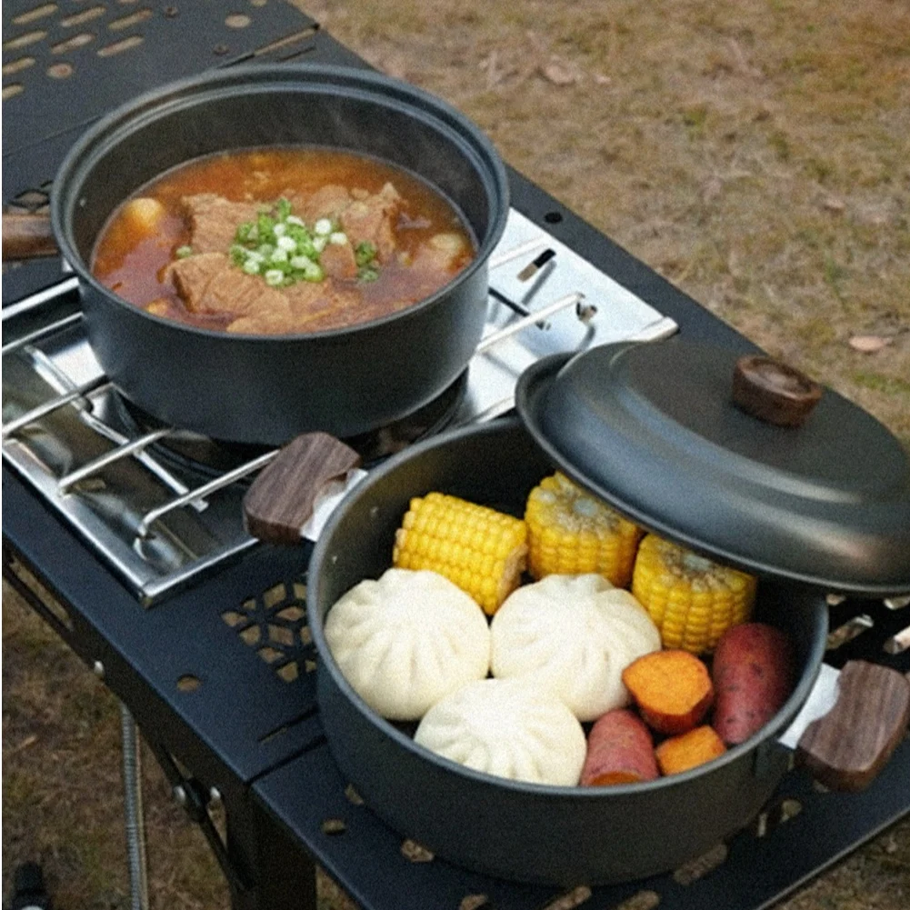 3L Camping Cooking Pot Set Alu - Camping Cooking Equipment ulasan dan harga