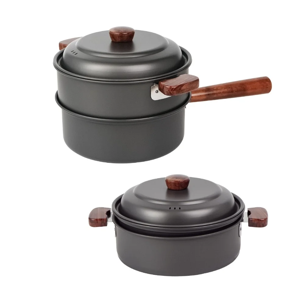 3L Camping Cooking Pot Set Alu - Camping Cooking Equipment ulasan dan harga