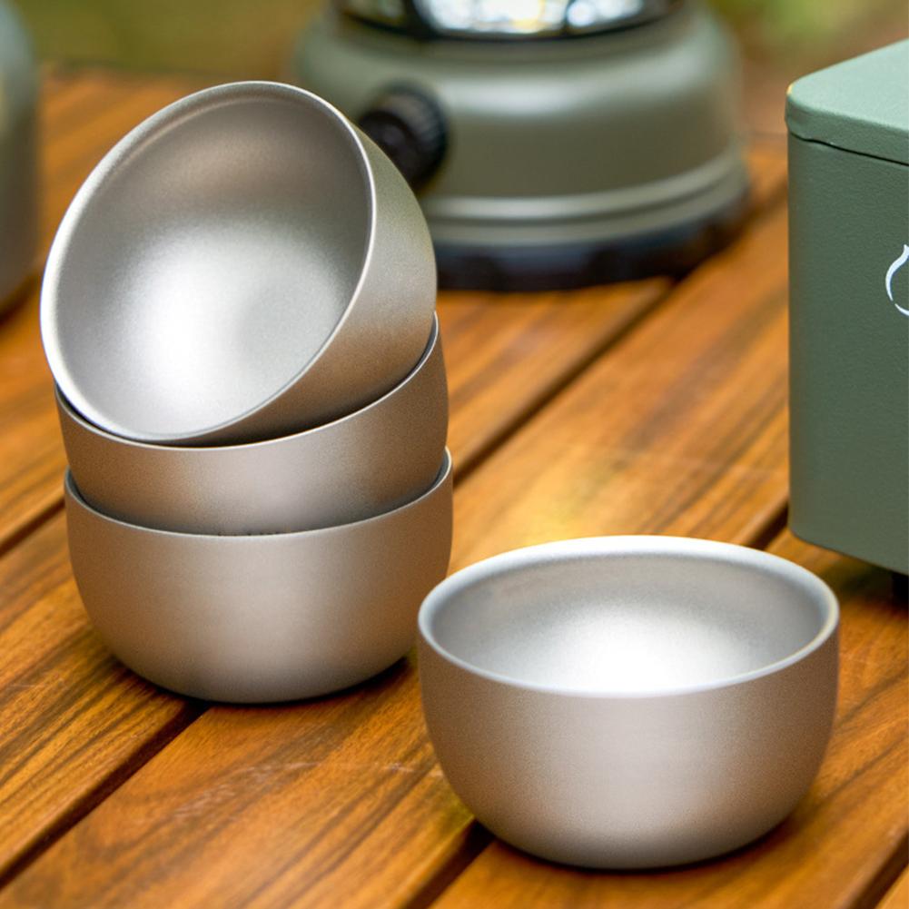 D2 Pure Titanium Double-layer  - Camping Cooking Kettle ulasan dan harga