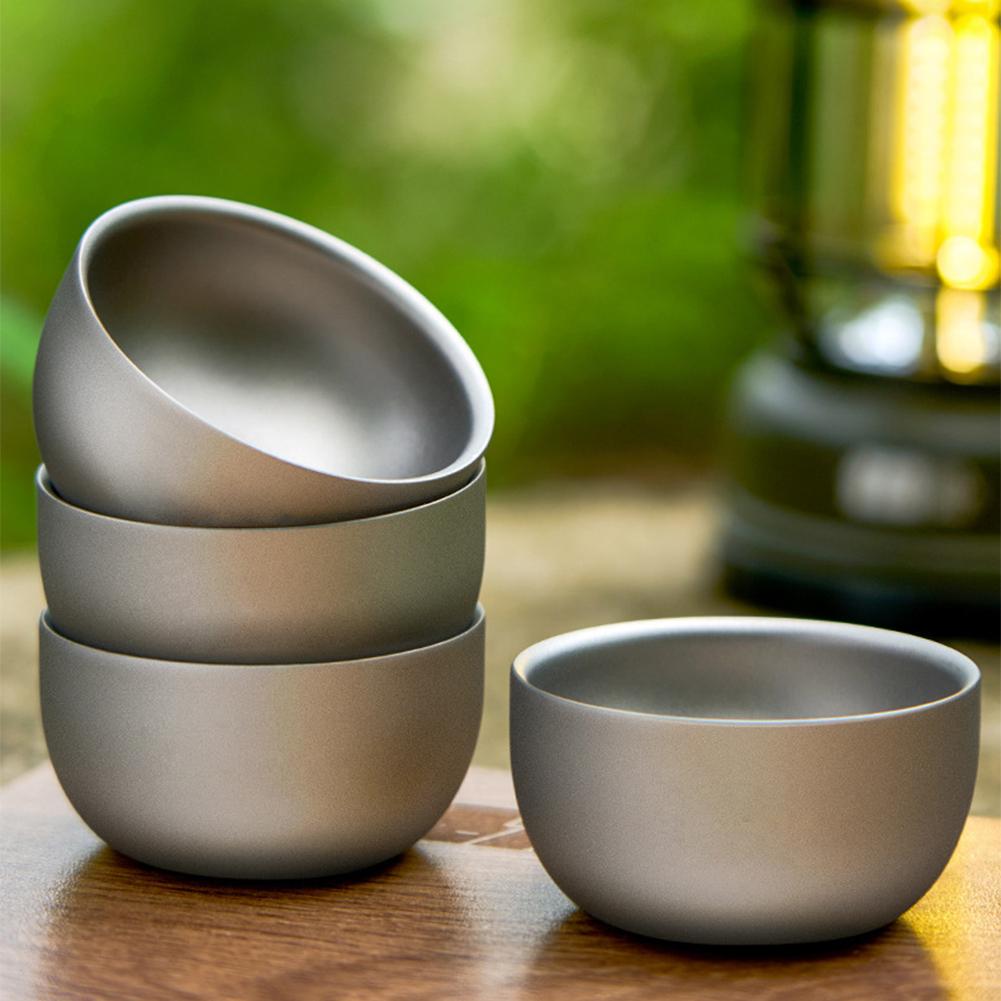 D2 Pure Titanium Double-layer  - Camping Cooking Kettle ulasan dan harga