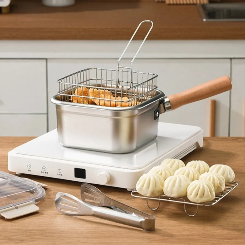 Durable Stainless Steel Frying - Japan Camping Cooking ulasan dan harga