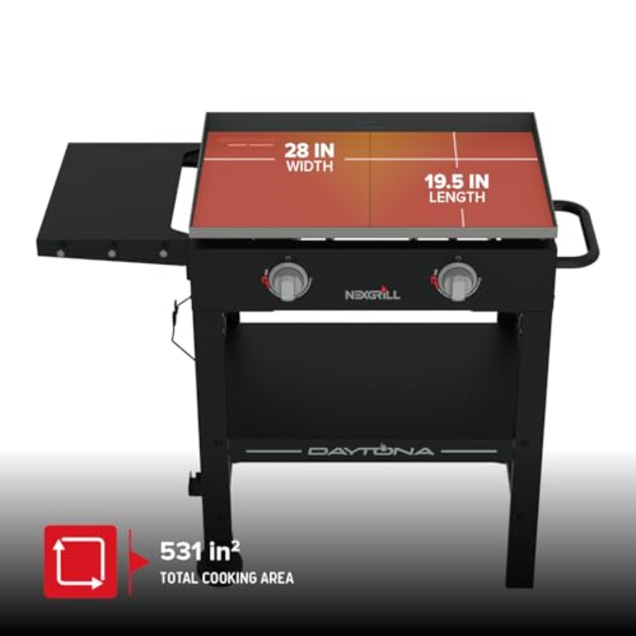 Daytona 2-Burner Propane Flat  - Camping Cooking Flat Top ulasan dan harga