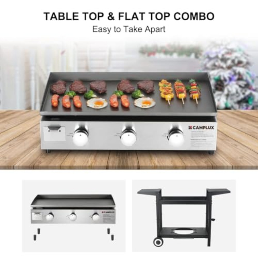 CAMPLUX Flat Top Griddle Propa - Camping Cooking Flat Top ulasan dan harga