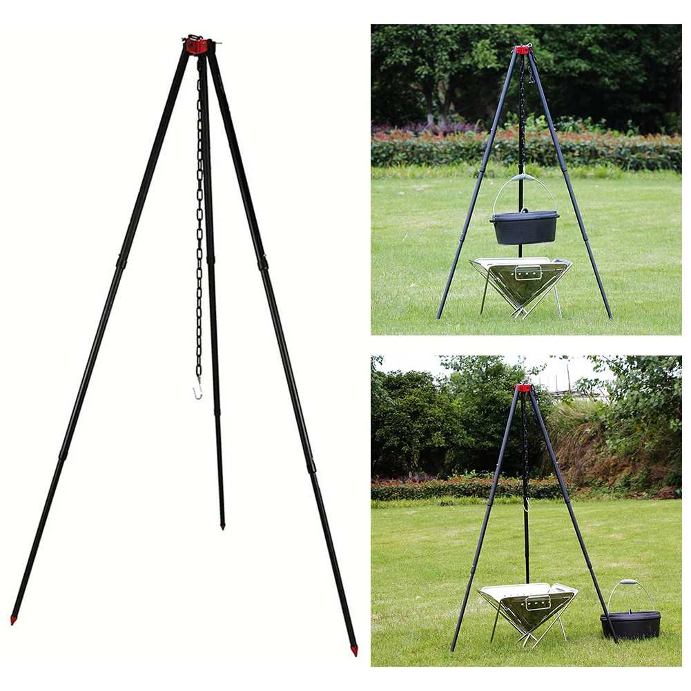Camping Tripod Camping Cooking - Camping Cooking Pot Tripod ulasan dan harga