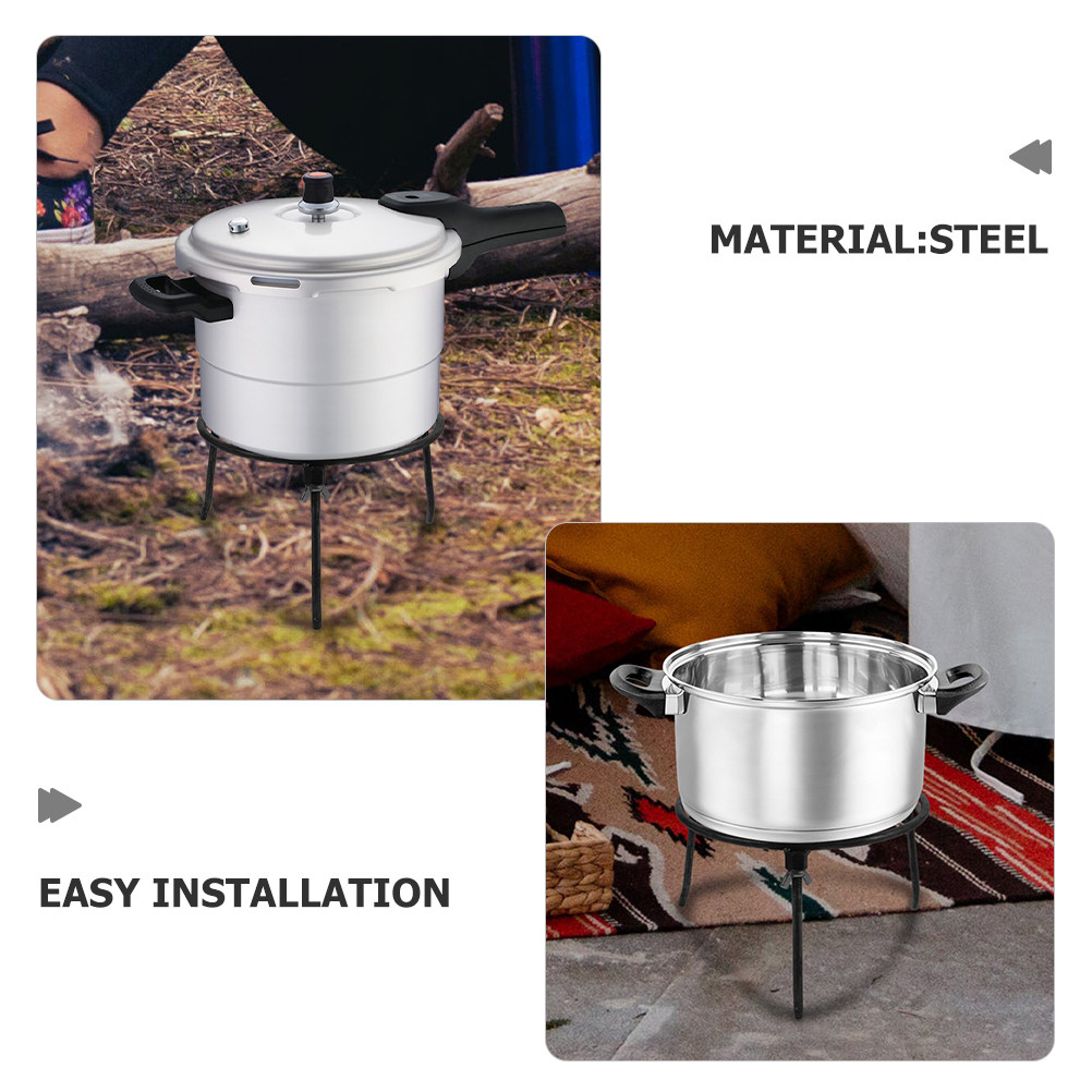 Detachable Triangular Outdoor  - Camping Cooking Pot Tripod ulasan dan harga