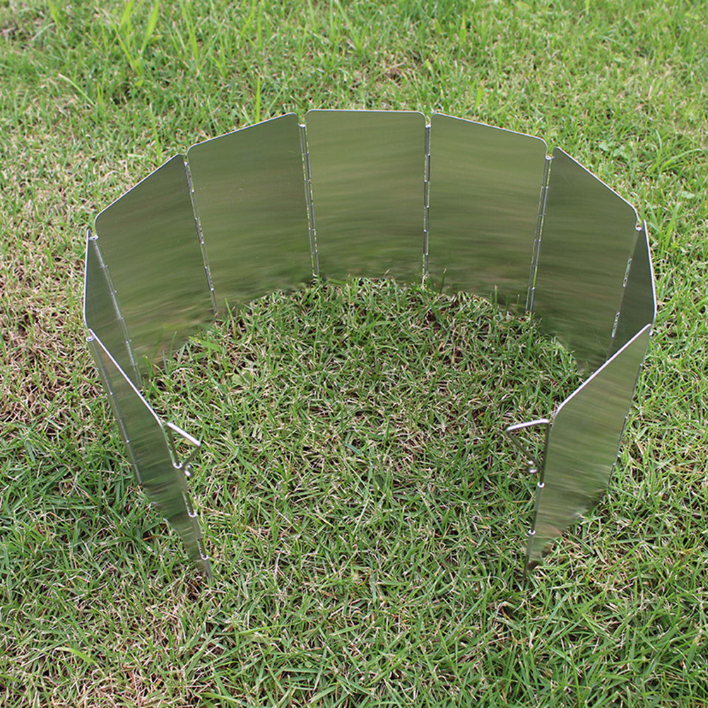 Foldable Aluminum Alloy Stove  - Camping Cooking Windscreen ulasan dan harga