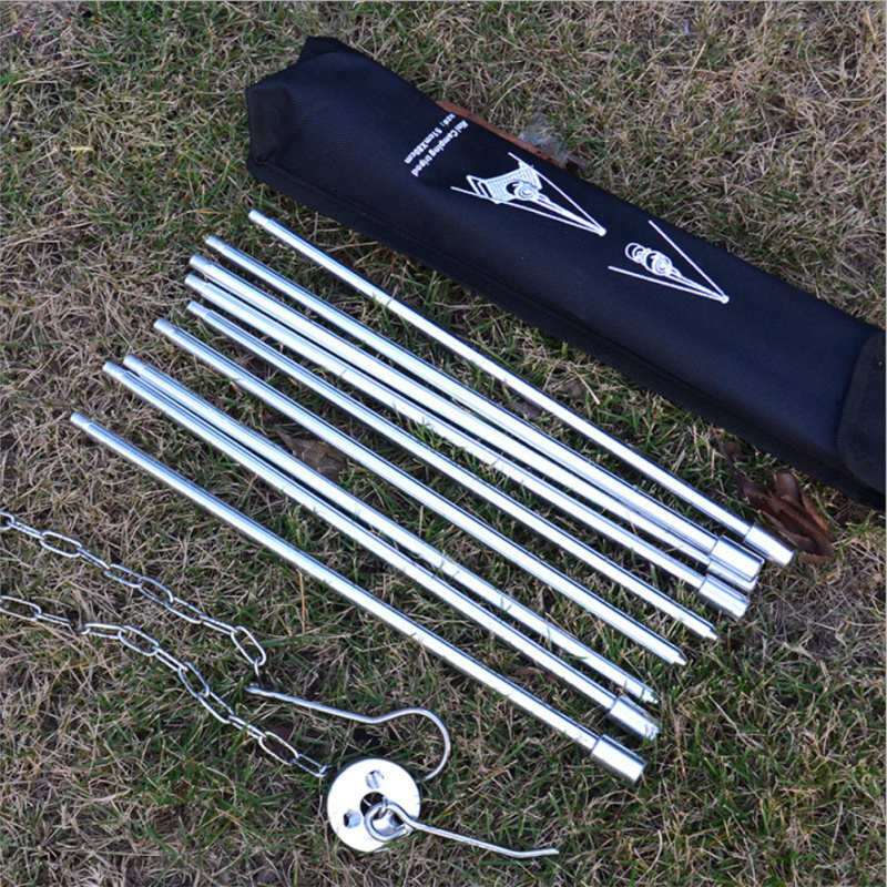 Outdoor Winter Camping Campfir - Camping Cooking Pot Tripod ulasan dan harga